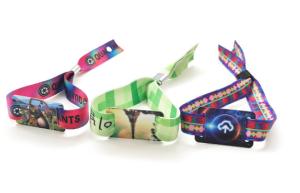 Wholesale 350*15mm Polyester RFID Hard Tag Wristband Nylon Woven from china suppliers
