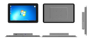 China 21.5 inch Open Frame Touch Monitor 10 Touch Points with IP65 Industry grade on sale