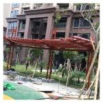 Steel Structure Garden Shed Custom Grid Anti-Corrosion Outdoor Corridor Gallery