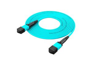 Wholesale QSFP Transceivers High Density MPO MTP Cable 8 Cores 12 Cores Fiber Optic Trunk Cable from china suppliers