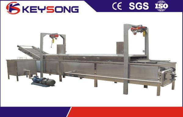 304 Stainless Steel Potato Chips Making Machine 100 - 200 Kg / H Production
