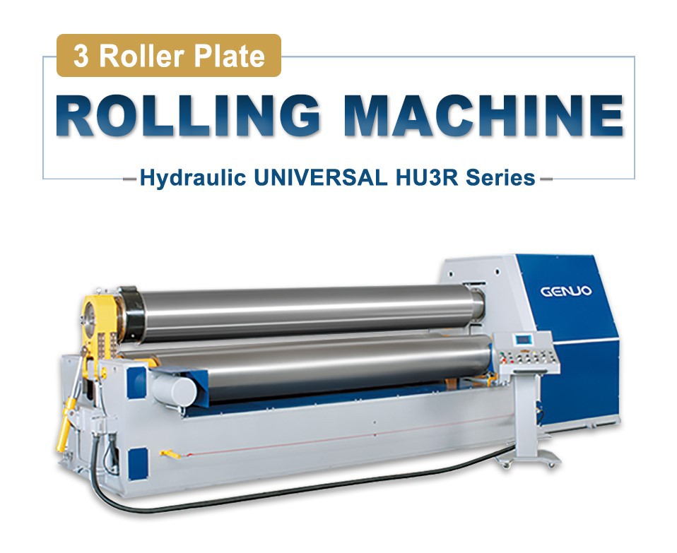 Hydraulic Universal HU3R 3 Roller plate Rolling machine