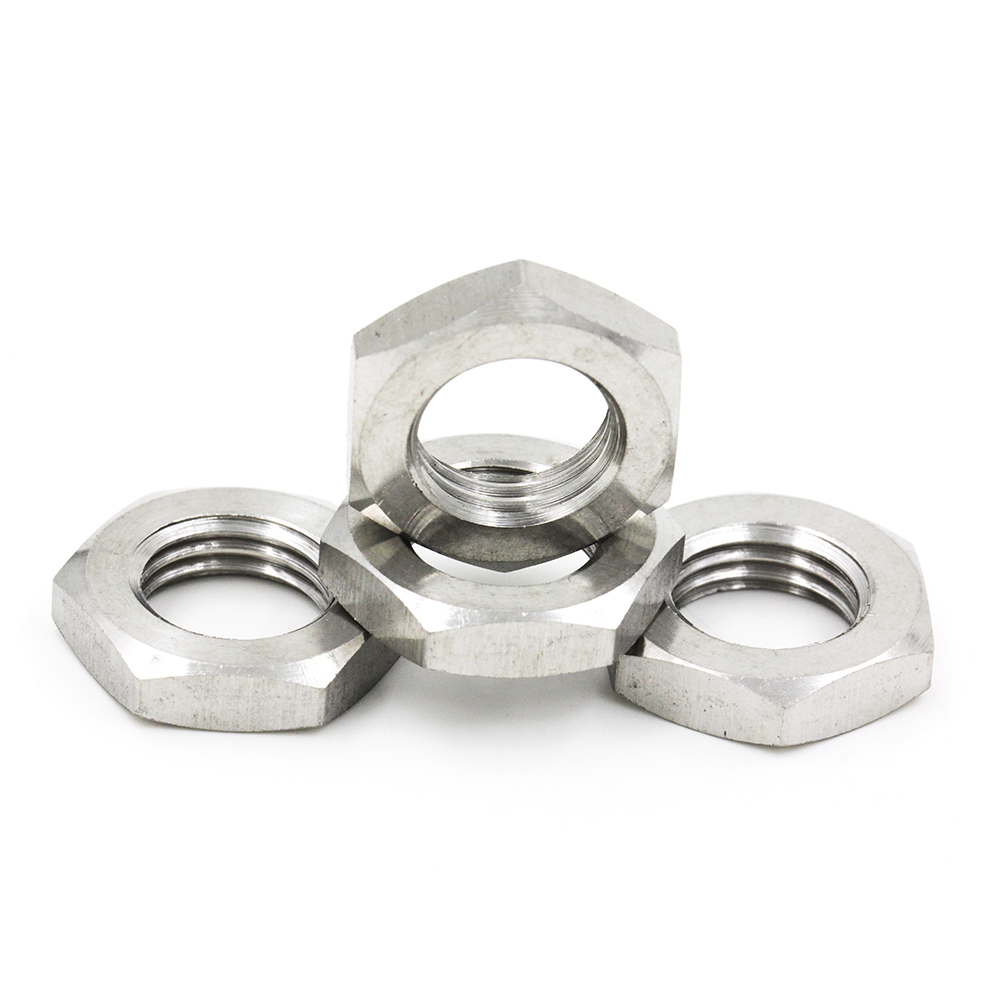 304 Stainless Steel M4 Hex Thin Nut Grade 12.9 With Customizable Finish