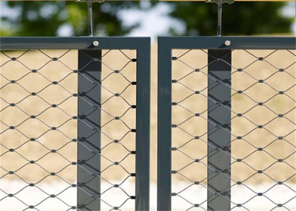 Bridge Stairway 316 Flexible Stainless Steel Cable Netting In Balustrade Infill