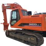 Used Doosan Excavator DH220Lc-7 with Original Hydraulic Cylinder and Good Cab