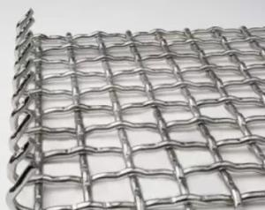 Wholesale BBQ Grill Stainless Steel Crimped Woven Wire Mesh Tray 8 10 12 14 20 Mesh from china suppliers