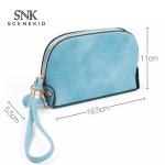 Wholesale Pure Color Blank Shell Shape Summer Cosmetic Mini Bag