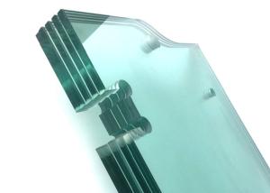 Wholesale Safety Clear Tempered Glass , High Strength 8mm Float Glass For Guardrail from china suppliers