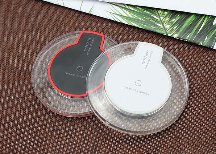 USB C Port ABS Transparent ABS 5W QI Wireless Charging Pad