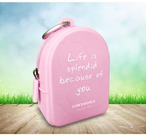 Wholesale Phenol Free Silicone Zero Wallet Waterproof Zippered Backpack Shape Small Item Storage Silicone Bag from china suppliers