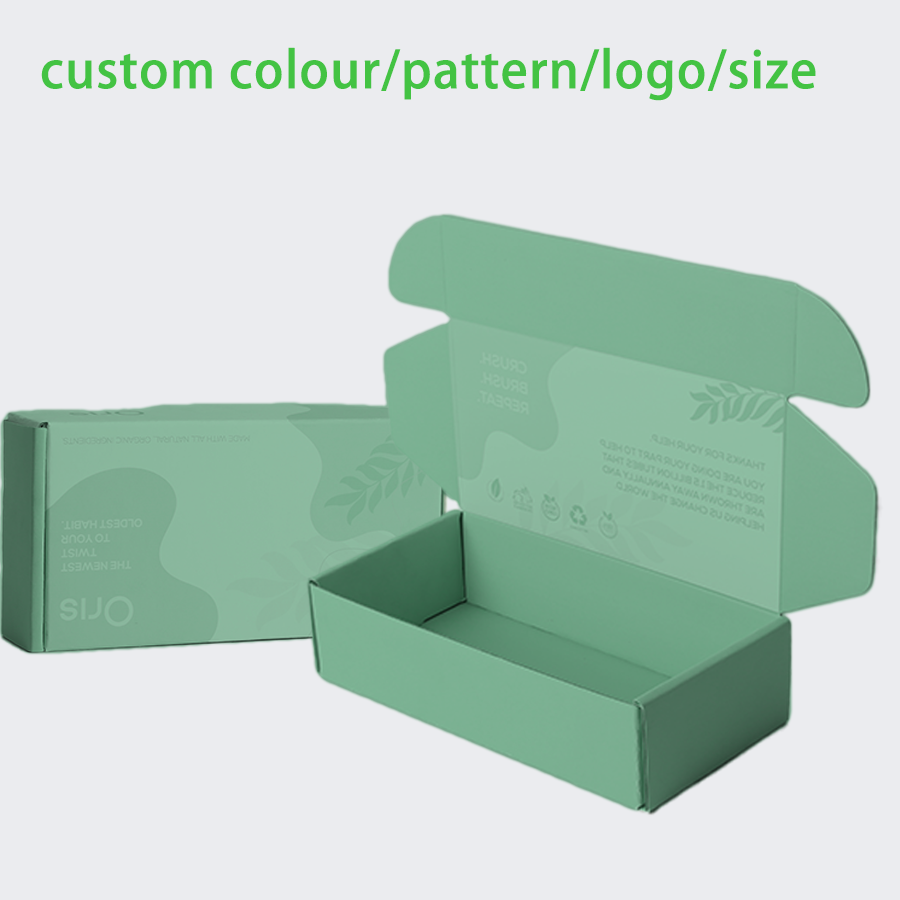 Self Erecting Mailer Packaging Box Eco Friendly Corrugate Cardboard Small Mailer Boxes