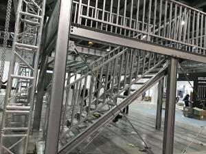 Wholesale High Strength Metal Steel Structure Building Platform Luminate Glass Exterior Wall from china suppliers