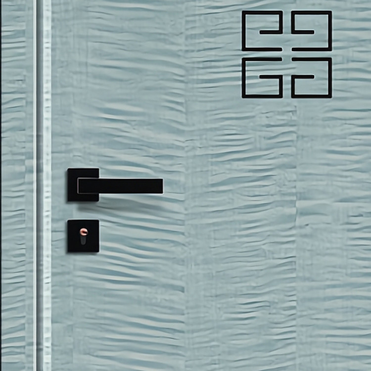 950*2100mm Wooden 38dB Sound Dampening Interior Door With Frame