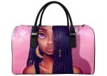 Antiwear Womens Leather Duffle Bag For Ladies Anti Abrasion Multiscene