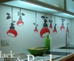 Contemporary Personalised Wall Flower Stickers G115, Wall Sticker Art /Decal