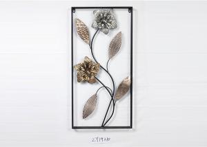 Wholesale Customized Living Room Floral Bronze Wall Art Decor from china suppliers