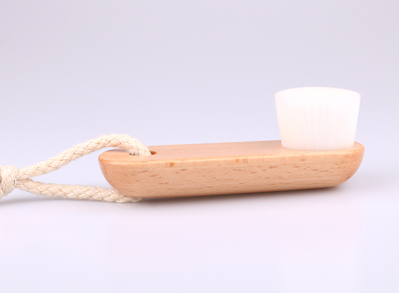 Mini Wooden Soft Face Cleansing Brush 4 X 5 X 11 Cm Long Life Span