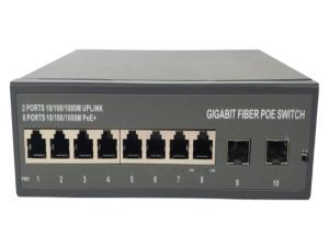 Wholesale Gigabit 8 Port Poe Switch 2 Sfp Fiber Switch 8 POE Ports 2 SFP Ports from china suppliers