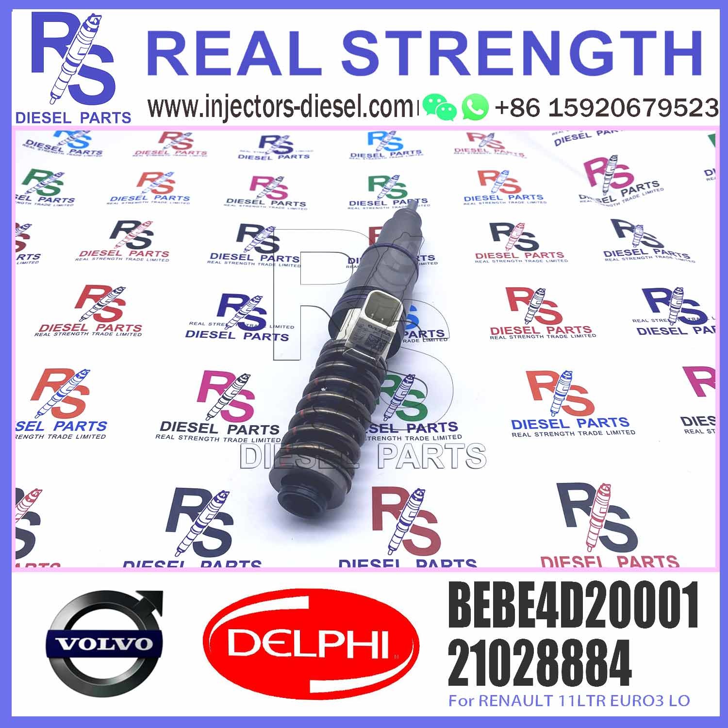 High Quality Diesel Fuel Injector 21028884 7421028884 7485003043 85003043 BEBE4D20001 For RENAULT 11LTR EURO3 LO