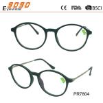 New arrival and hot sale round reading glasses,metal hinge, suitable for women