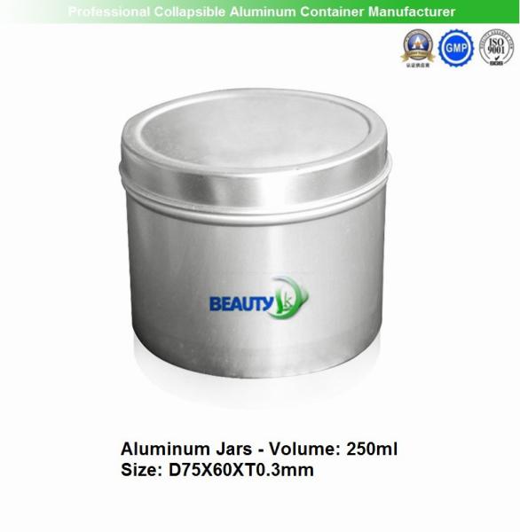 Original Aluminum color 250ml Cosmetic Packaging Face Body Care Cream Empty