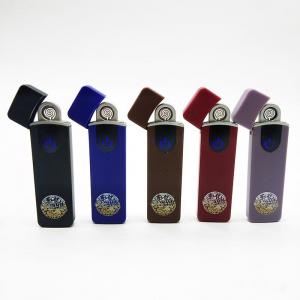 Wholesale Plastic Portable USB Touch Induction Charging Electronic Cigarette Lighter 8.2*2.3*0.95 cm from china suppliers