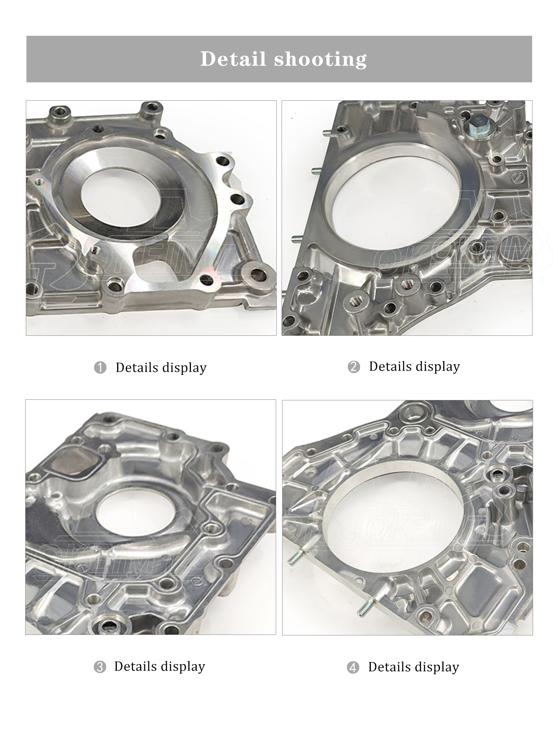 4HK1 6HK1 Engine Timing Gear Cover 1-11321160-1 8-97362767-1