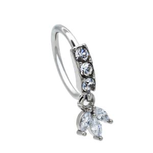 Wholesale 8mm Dangle Nose Piercing Jewellery from china suppliers