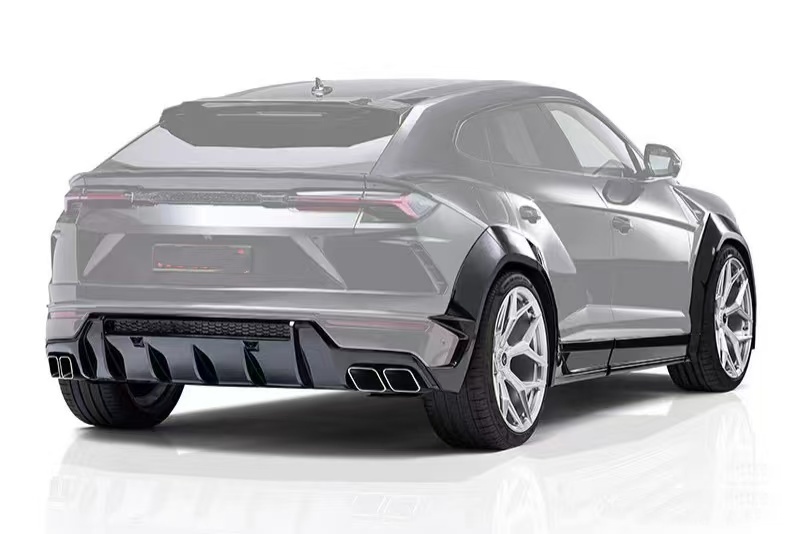 Yellow Lamborghini Urus Body Kit Carbon Fiber Front Lip Luxury Car Diffuser Widebody Kit