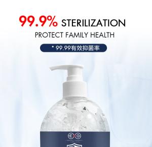 Wholesale Portable Mini Silver Ion Hand Sanitizer Disposable Waterless Antibacterial Gel 500ml from china suppliers