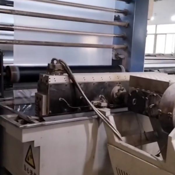 Used 60-2000tex Plastic Extruding Flat Film Stretching Machine 1.5M