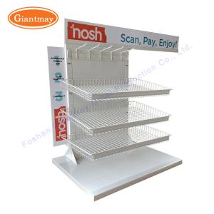 Wholesale Snack Metal Shelf for Retail Shop Chips Display Stand Basket from china suppliers