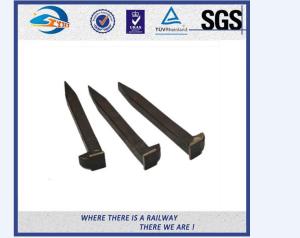 Wholesale Oxide Black Railroad Track Spikes Rail Screw Spike NF F500-50 from china suppliers