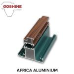 New design Aluminum 6063 6060 t5 Wood grain aluminum extruded profiles
