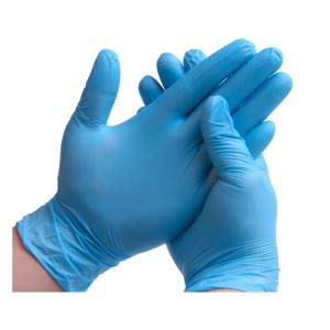Wholesale Blue Medical Oem Odm Exam Disposable Gloves High Strength Medium Size from china suppliers