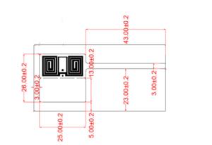 Wholesale UHF RFID Jewelry label LAB103 , Passive Jewelry Tamper proof Tracking Security UHF Rfid Tag Jewellery Label from china suppliers