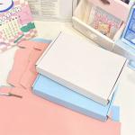 Macaron Colorful Customized Corrugated Kraft Paper Gift Display Boxes Anti