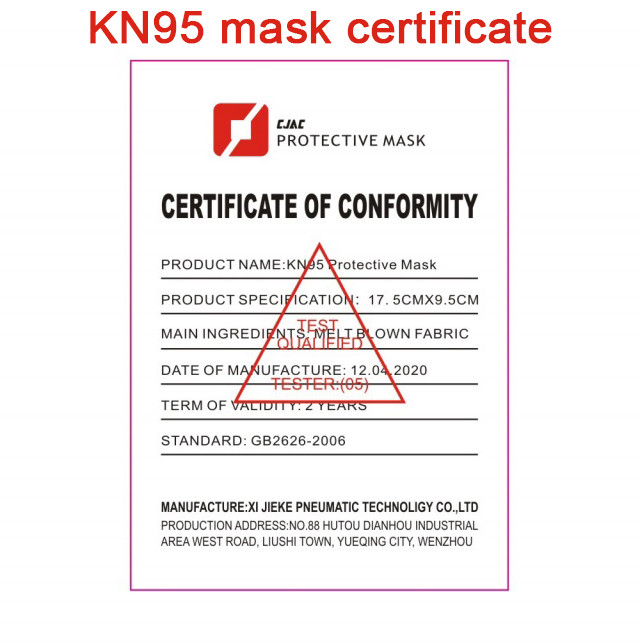 FDA Approved CE EN 149 Standard FFP2 PM 2.5 Disposable 3d Folding Kn 95 Kn95 Kn95-Mask Facemask Face Mask