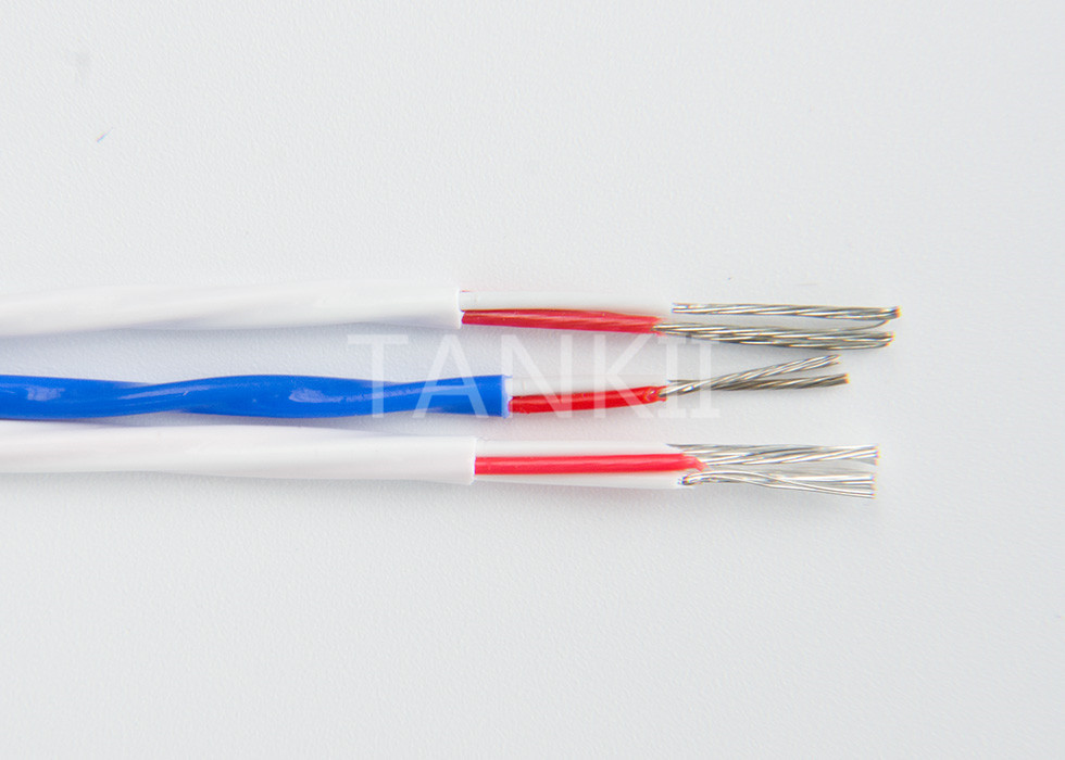 Type K J T Thermocouple Extension Cable Insulated PTFE / Fiberglass High Accuracy