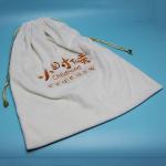 Embroidery Logo Pp String Photo Album Velvet Drawstring Bag