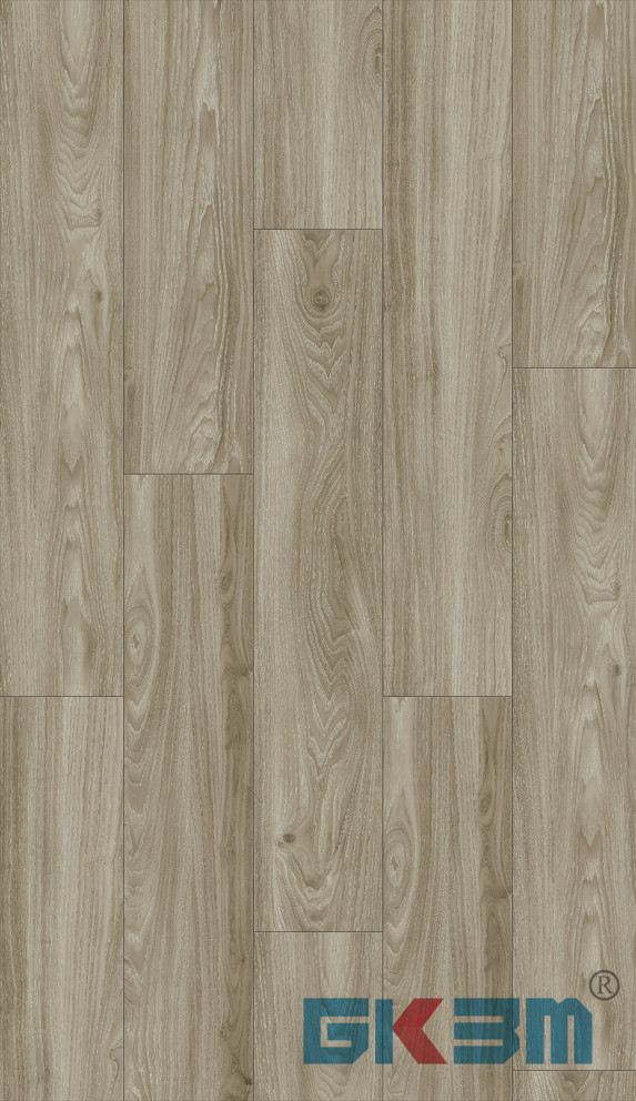 LS-W8013 Walnut Stain Resistance SPC Flooring Plank Anti Biosis Waterproof