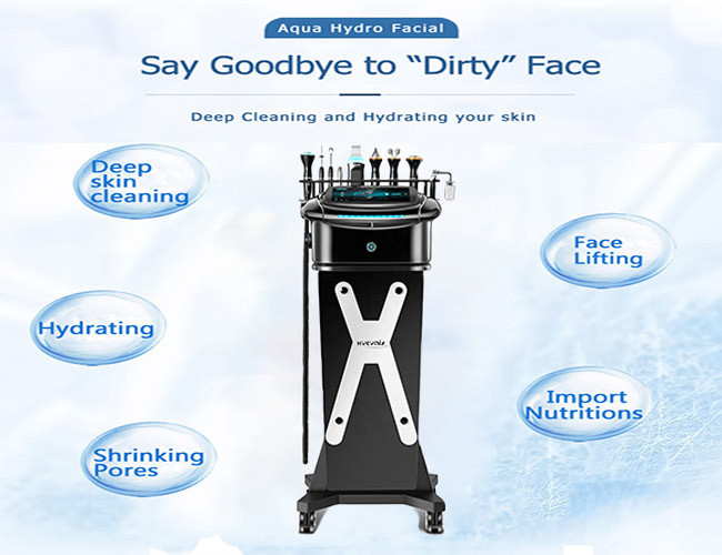 Ice Hammer Face Lift Blackhead Removal Hydro Facial Machines