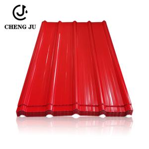 Wholesale Red Sunlight Roof Sheet Metal Building Material Galvanized Corrugated Steel Sheet Roof Tiles from china suppliers