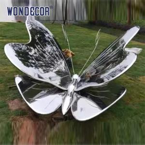 Wholesale Custom Outdoor Forged Metal Sculpture Stainless Steel Metal Butterfly Sculpture from china suppliers