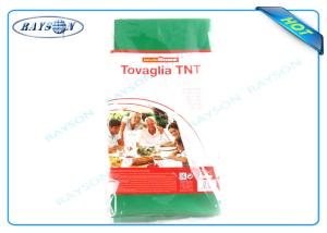 Wholesale Green Cutting Piece 45 Gr / 50gr Non Woven Tablecloth Products For Hotel / Wedding Party from china suppliers