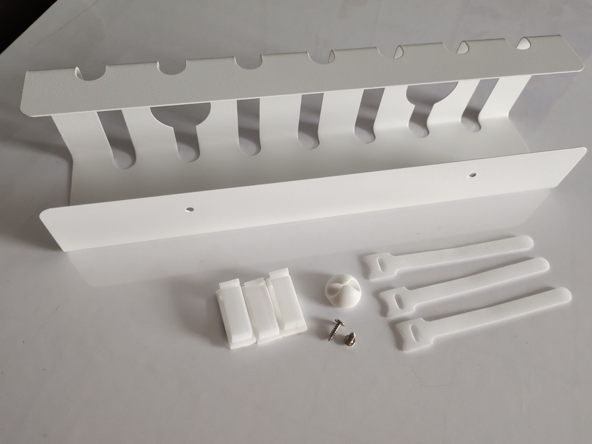 Organize Your Cables with 43x10x10cm Under Desk Cable Tray No More Tangled Wires