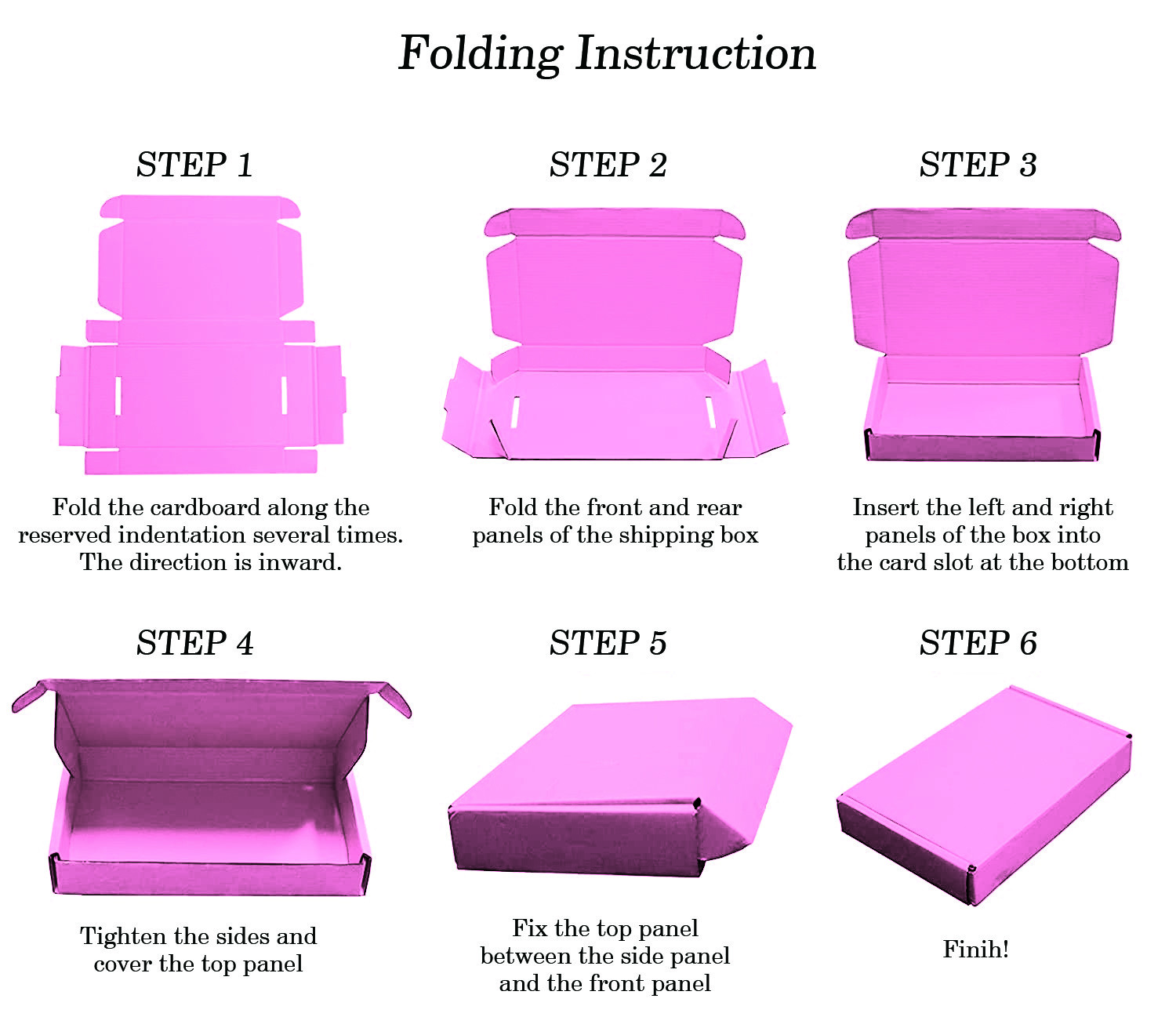 Folding Custom Small Cardboard Corrugated Boxes For Shipping On Line