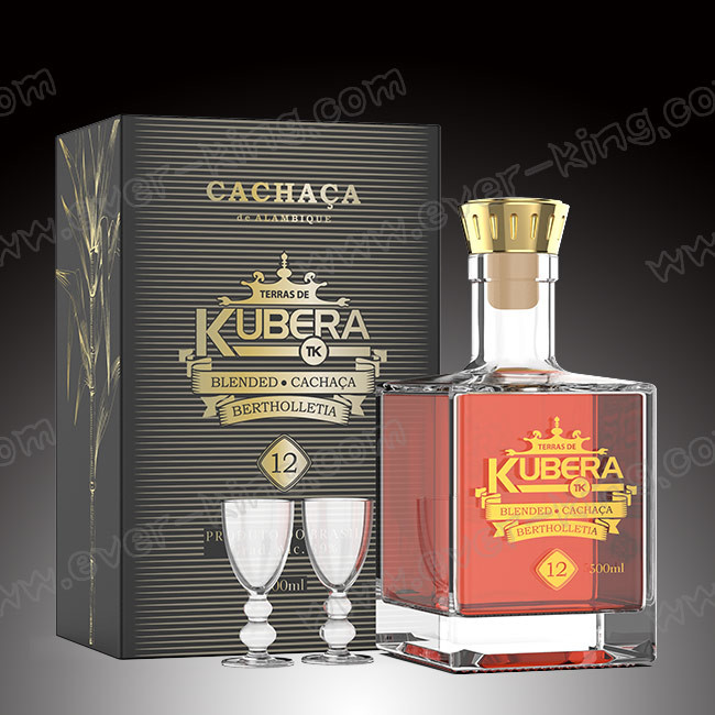 Luxury Brandy Printing Wine Packaging Drawer Box Customized Exclusive