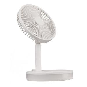 Wholesale 5v 4.7w Portable Foldable Fan Circlewhite Folding Rechargeable Fan from china suppliers