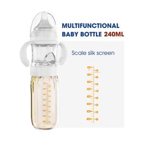 Wholesale Anti Colic Self Mixing Baby Bottles 240ml Smooth Flow Newborn Glass Bottles from china suppliers
